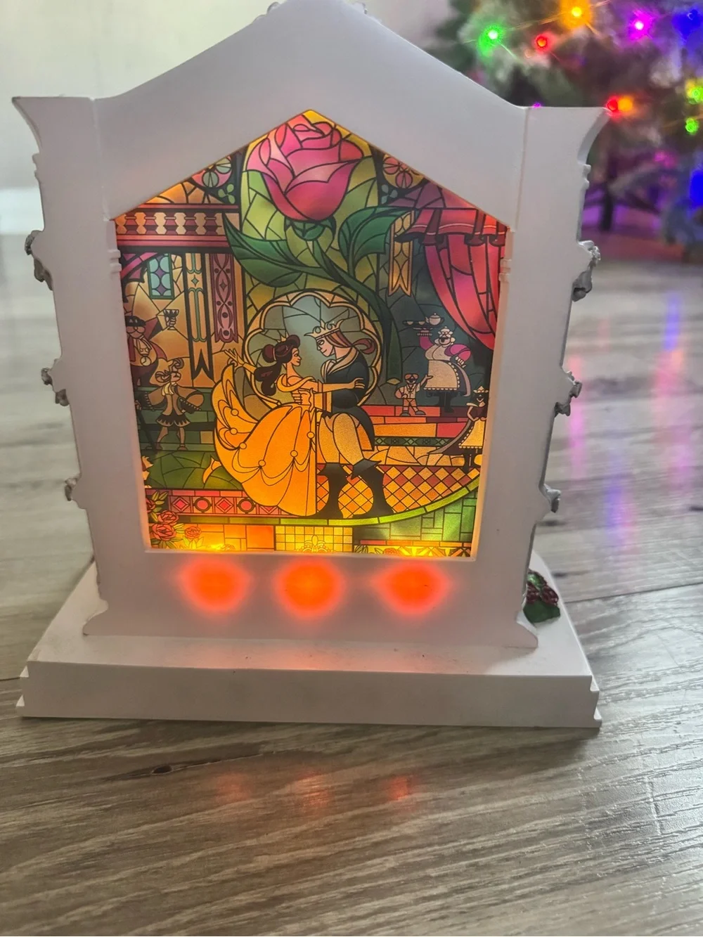 Disney Showcase Beauty and the Beast Belle & Beast Light-Up Figurine